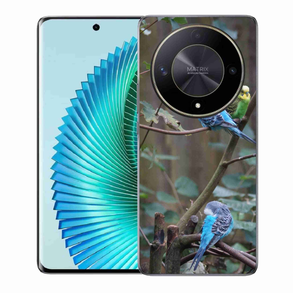 mmCase géltok az Honor Magic 6 Lite 5G-hez – papagájok egy ágon
