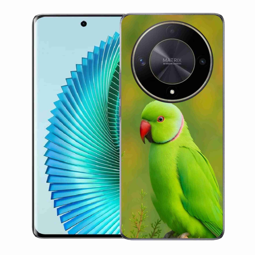 Gél borítás mmCase a Honor Magic 6 Lite 5G készülékhez - papagáj alexandr 2