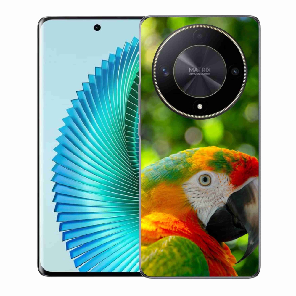 Gél borítás mmCase a Honor Magic 6 Lite 5G készülékhez - papagáj ara 3