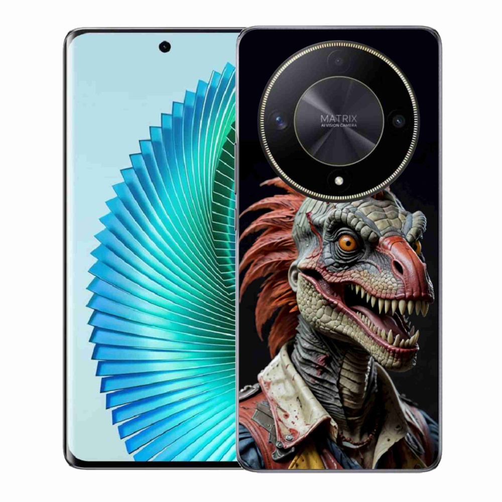 mmCase géltok az Honor Magic 6 Lite 5G-hez – punk dinoszaurusz