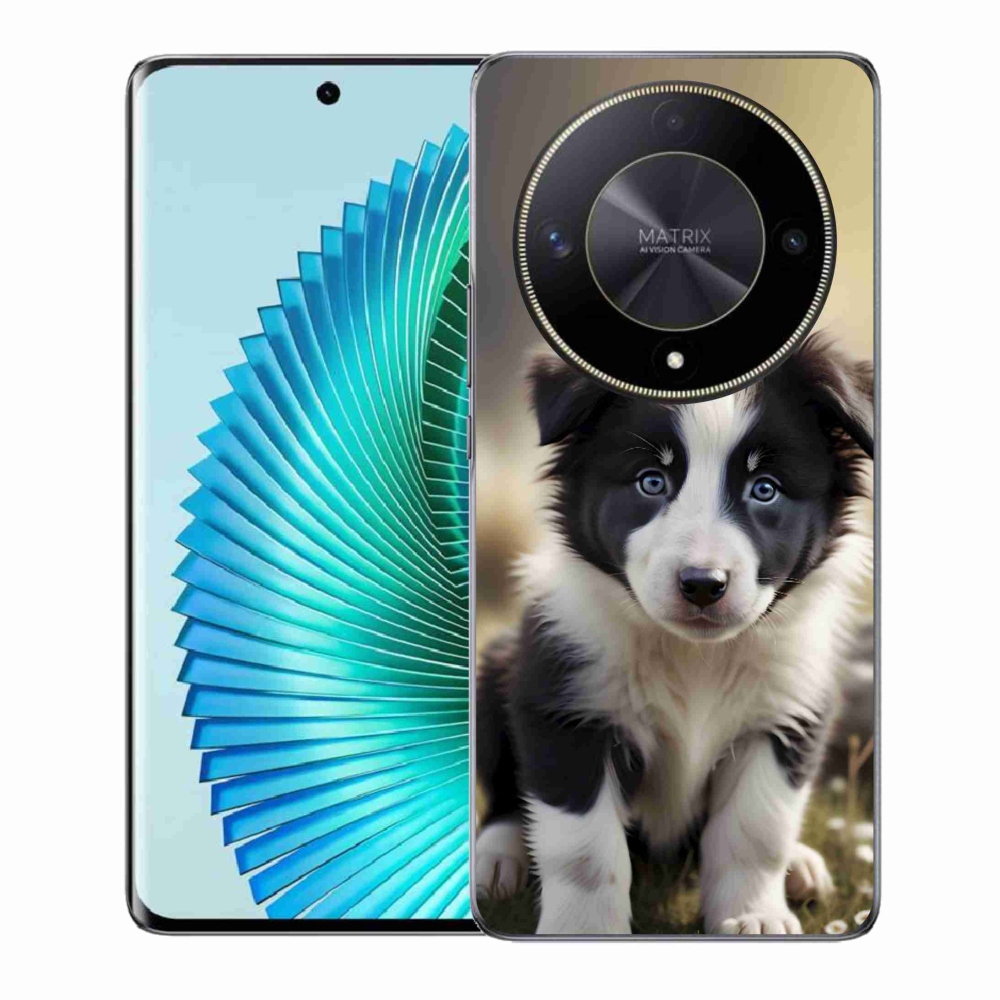 mmCase gél tok az Honor Magic 6 Lite 5G-hez – aranyos border collie