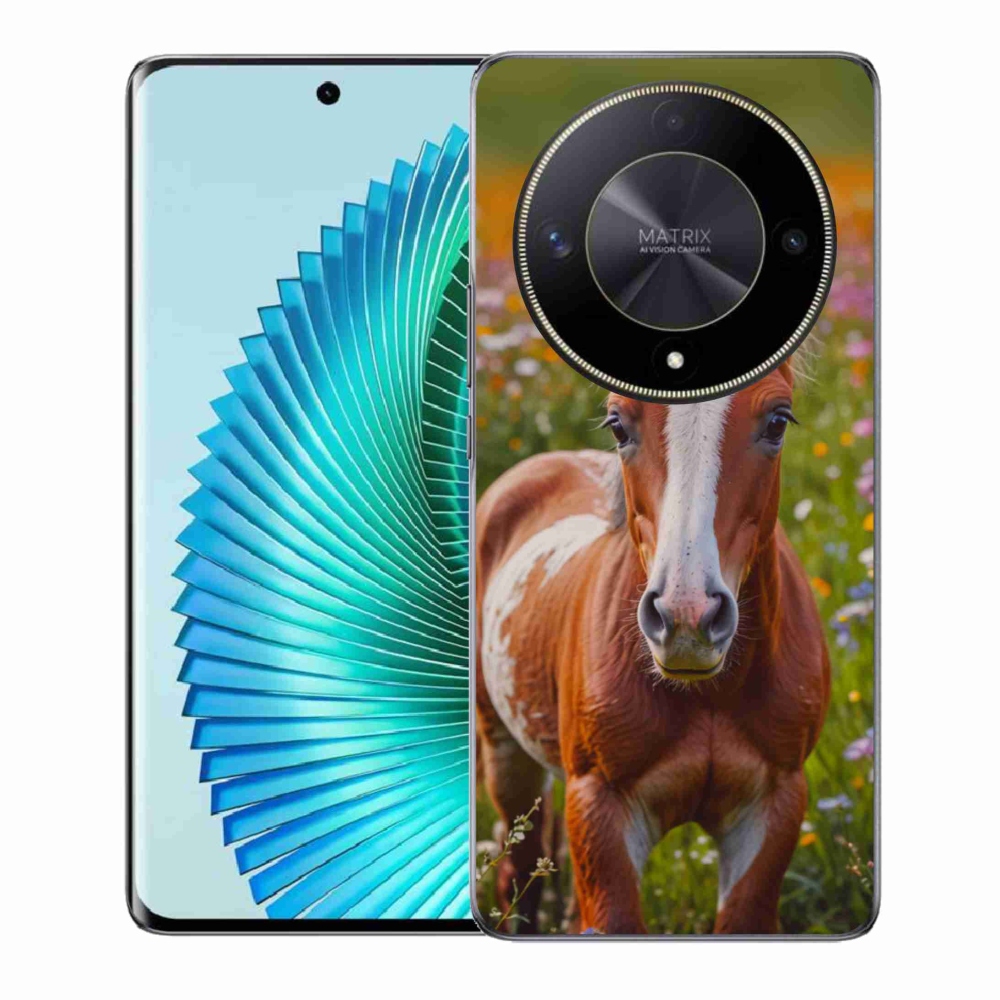 mmCase gél tok az Honor Magic 6 Lite 5G-hez – aranyos csikó