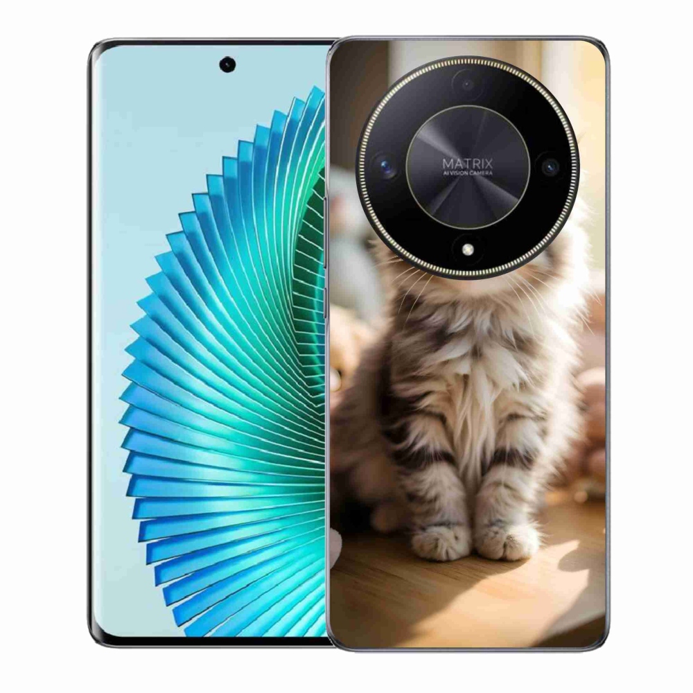 mmCase gél tok az Honor Magic 6 Lite 5G-hez – aranyos cica 10