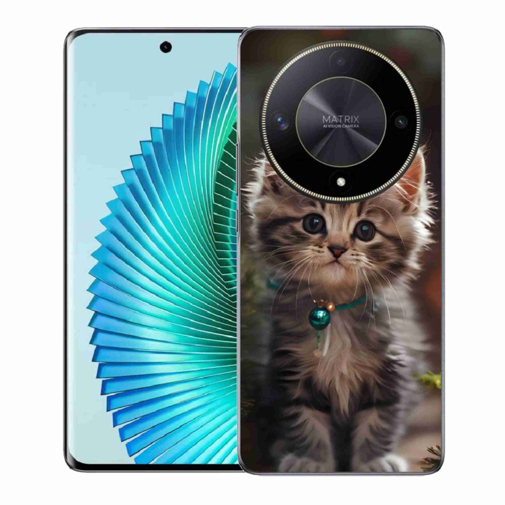 mmCase gél tok az Honor Magic 6 Lite 5G-hez – aranyos cica 11