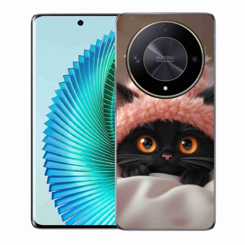 Gél borító mmCase a Honor Magic 6 Lite 5G számára - aranyos cica 7