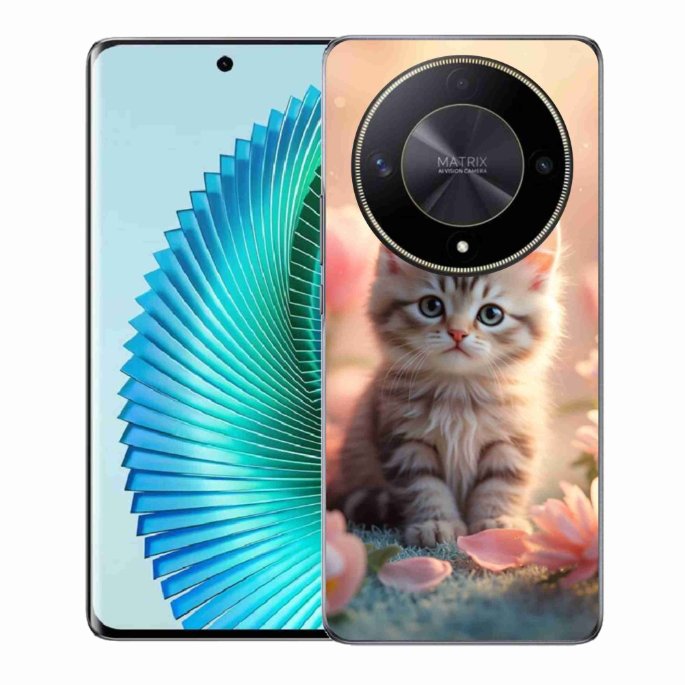 Gél borítás mmCase a Honor Magic 6 Lite 5G számára - aranyos cica 8