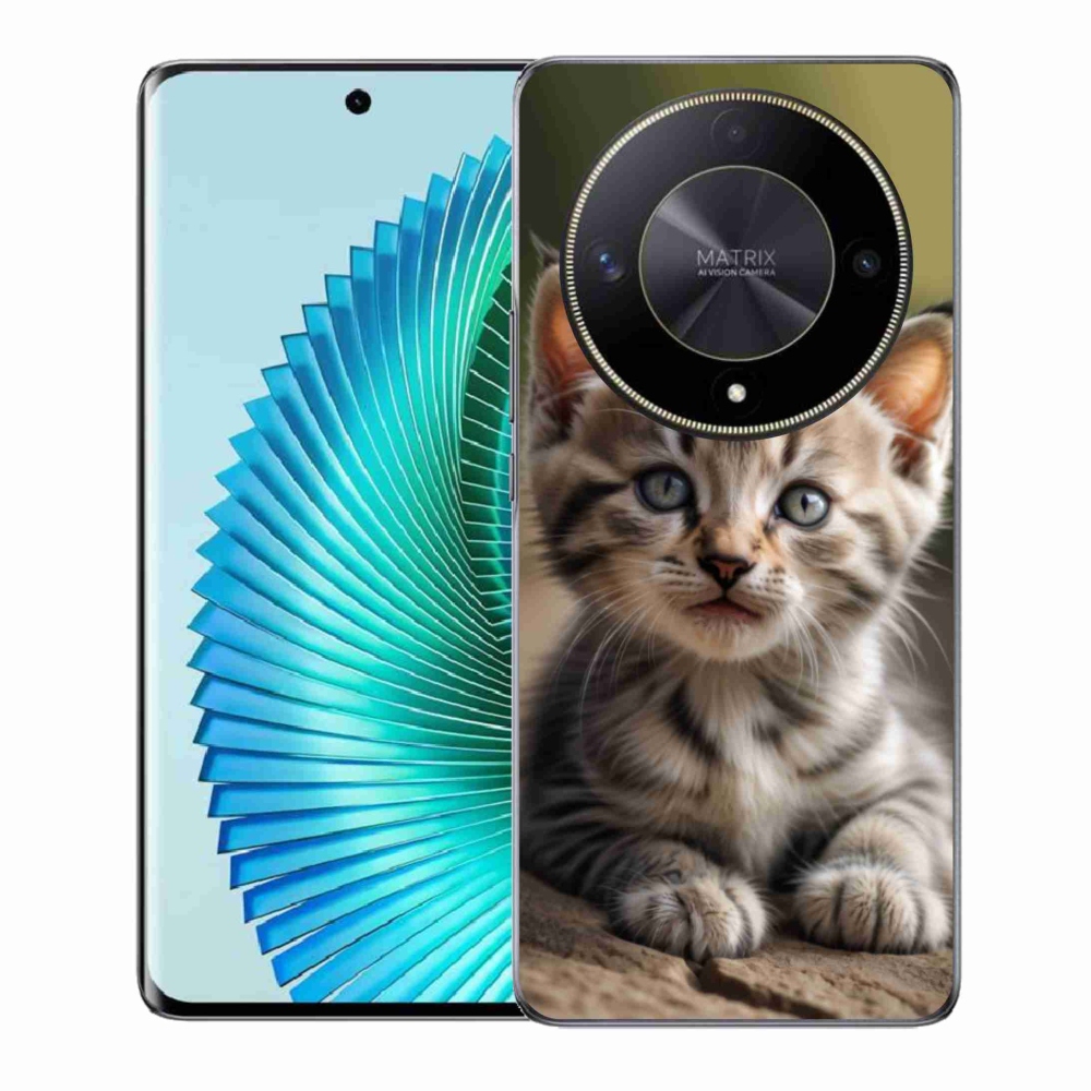 Gél borítás mmCase a Honor Magic 6 Lite 5G számára - aranyos cica 9