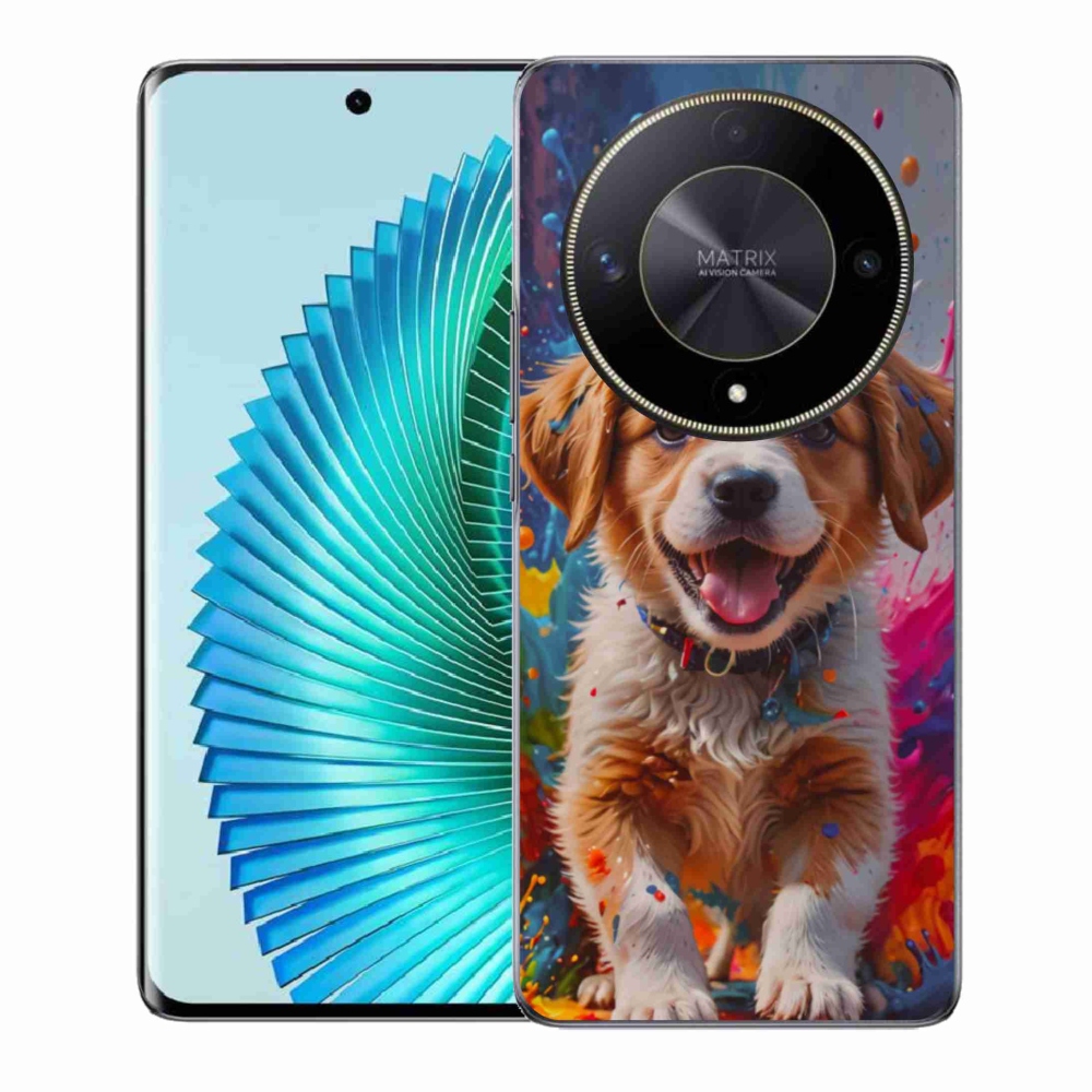 Gél borítás mmCase a Honor Magic 6 Lite 5G számára - aranyos kiskutya 3
