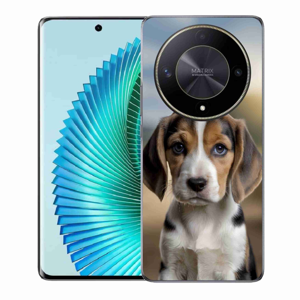 mmCase gél tok az Honor Magic 6 Lite 5G-hez – aranyos beagle