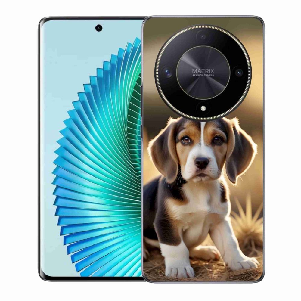 mmCase gél tok az Honor Magic 6 Lite 5G-hez – aranyos beagle
