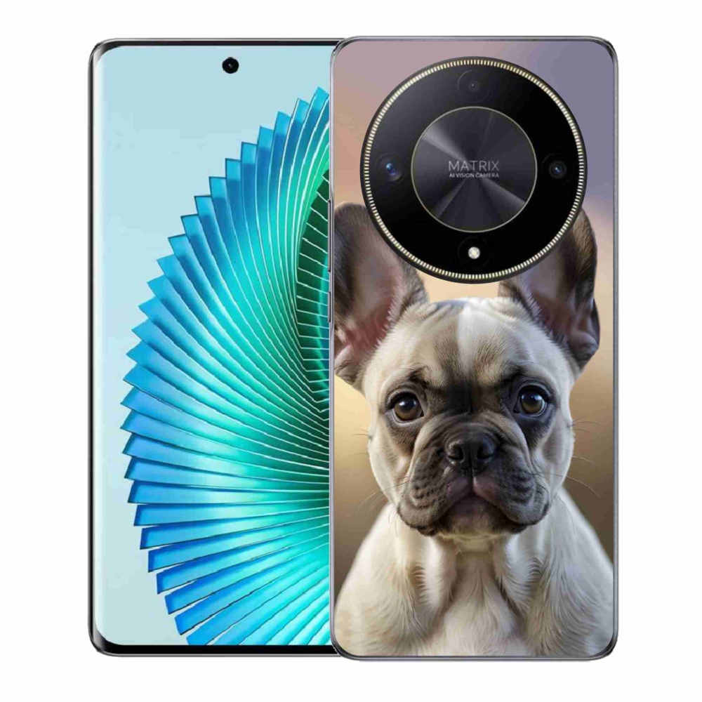mmCase gél tok az Honor Magic 6 Lite 5G-hez – aranyos francia buldog