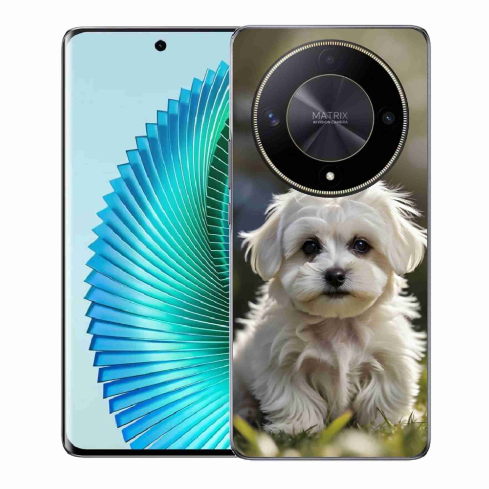 mmCase gél tok az Honor Magic 6 Lite 5G-hez – aranyos máltai kutyus