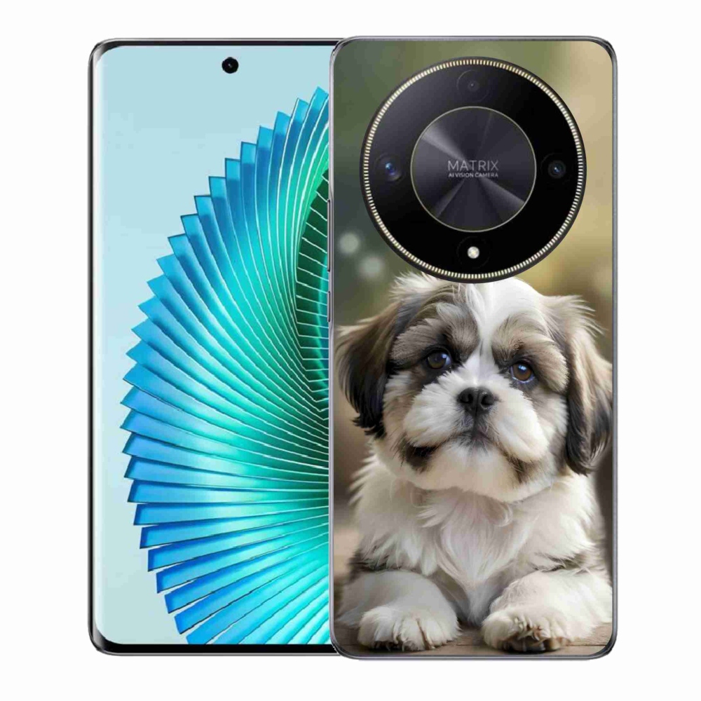 mmCase gél tok az Honor Magic 6 Lite 5G-hez – aranyos shih-tzu