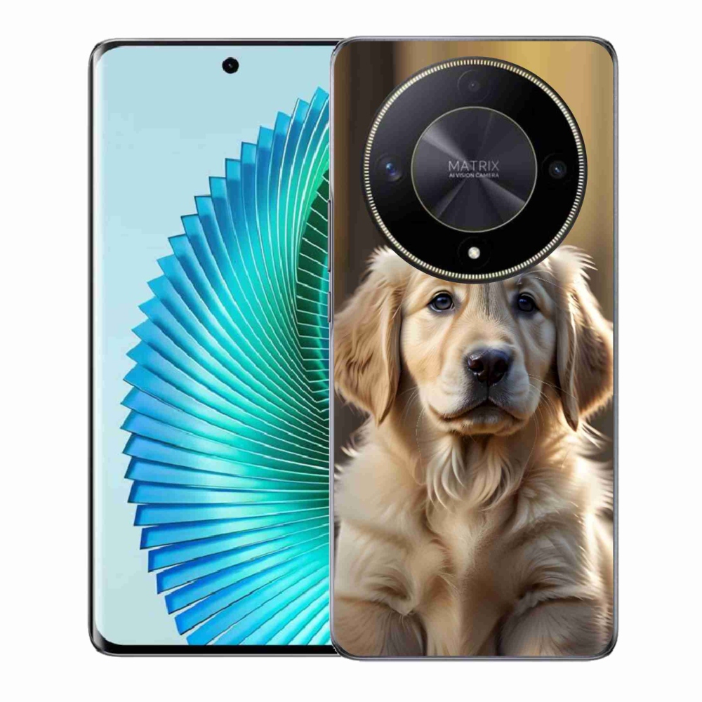 mmCase gél tok az Honor Magic 6 Lite 5G-hez – aranyos arany retriever