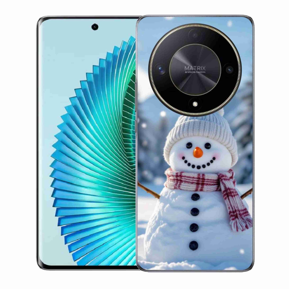 Gél borítás mmCase a Honor Magic 6 Lite 5G számára - hóember 3