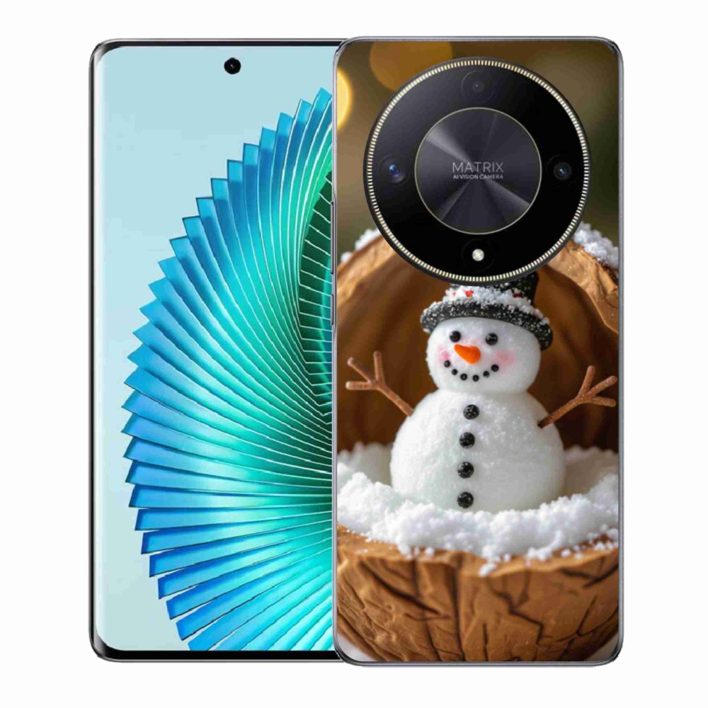 Gél borítás mmCase a Honor Magic 6 Lite 5G számára - hóember 4