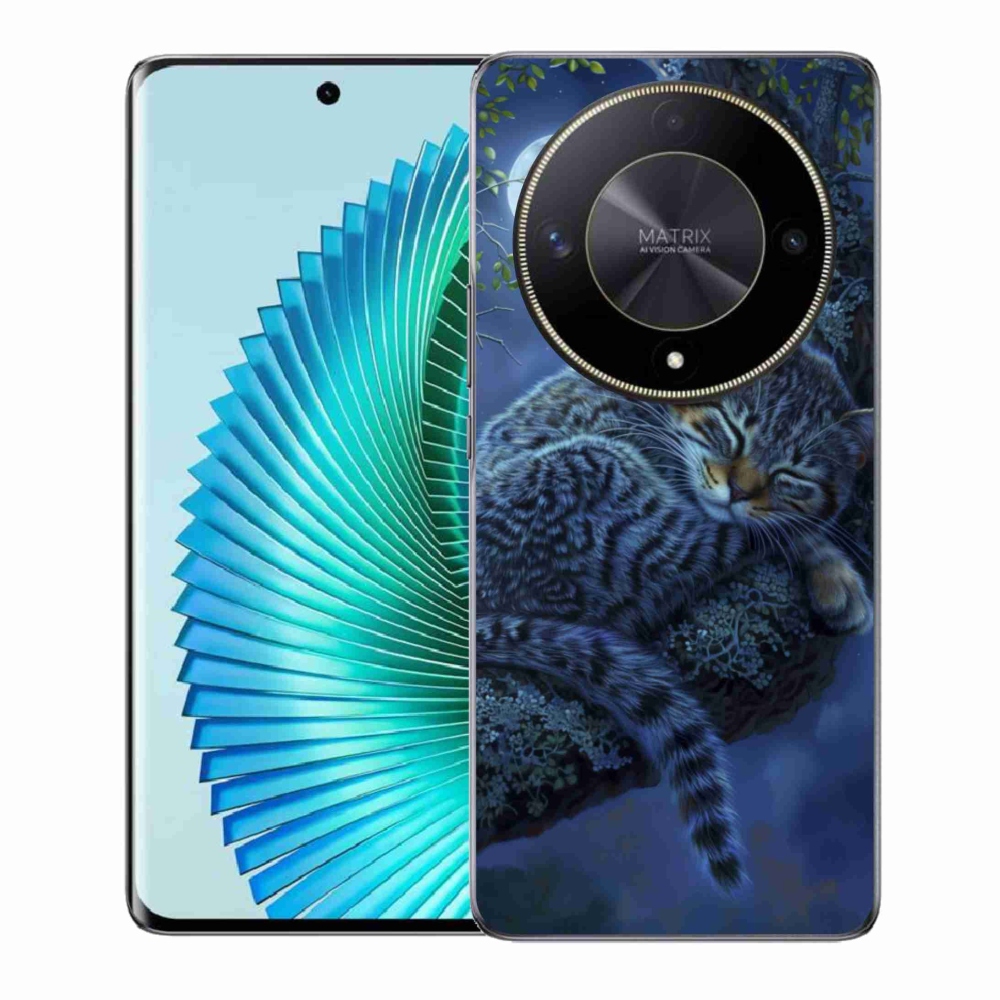 Gél borítás mmCase a Honor Magic 6 Lite 5G számára - alvó macska