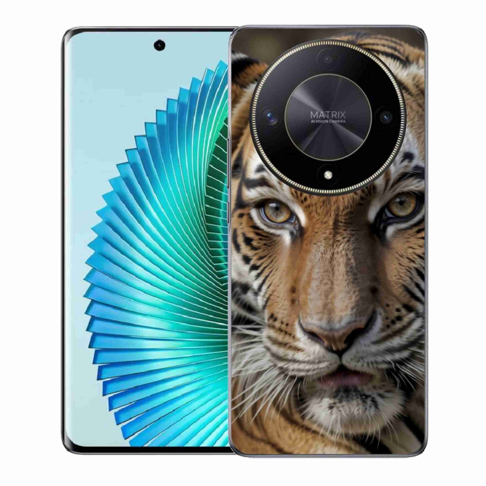 Gél borítás mmCase a Honor Magic 6 Lite 5G számára - tigris nézet