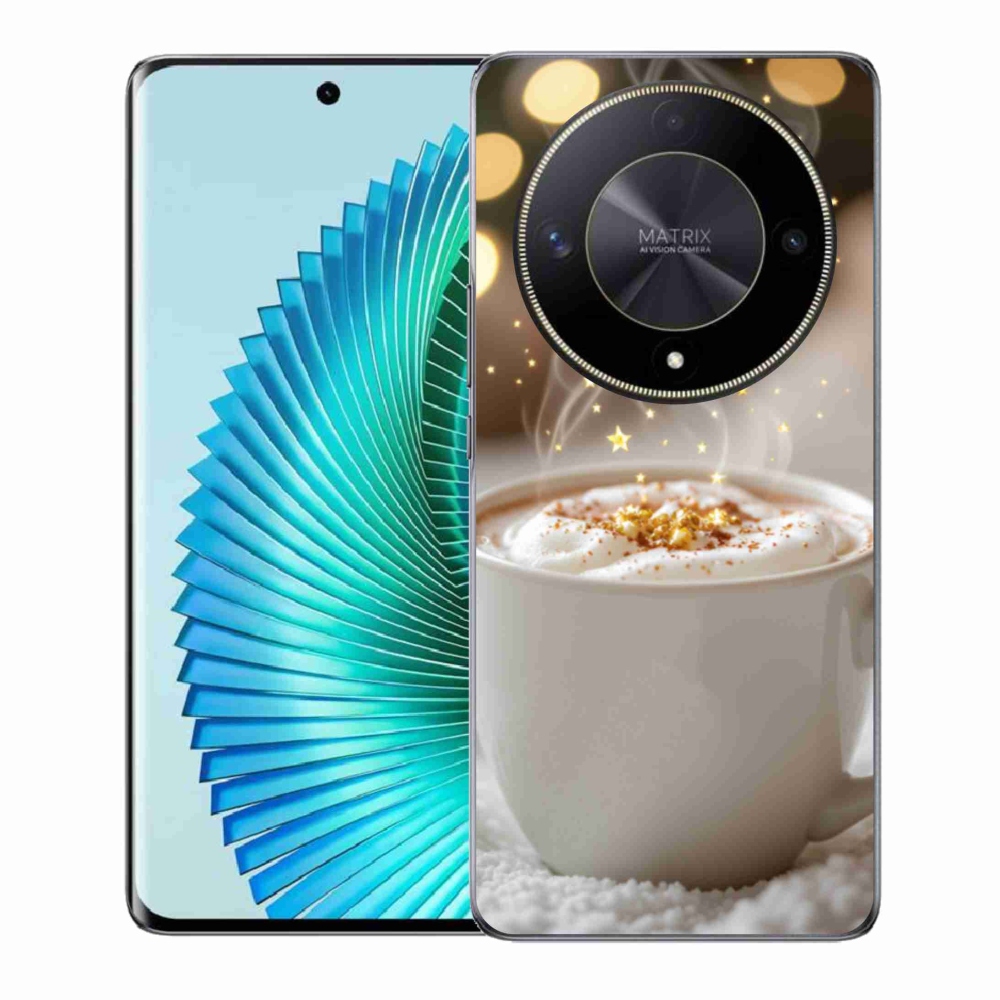 Gél borítás mmCase a Honor Magic 6 Lite 5G számára - Karácsonyi forró ital