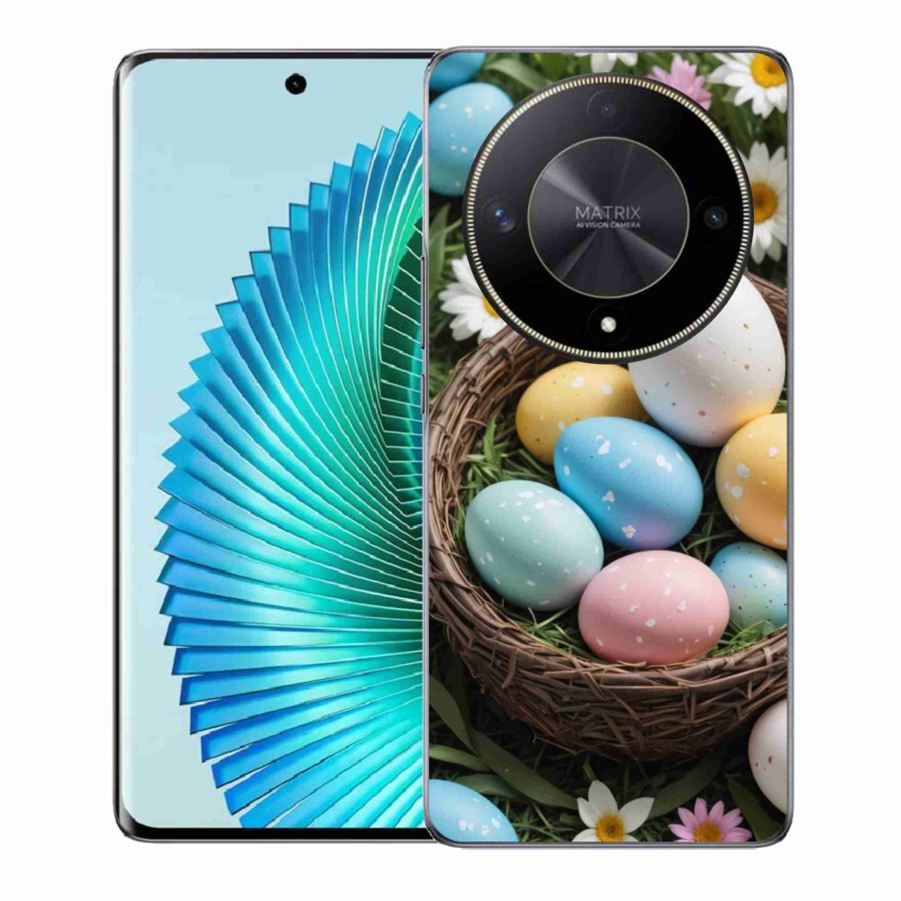Gél borítás mmCase a Honor Magic 6 Lite 5G számára - Húsvéti tojások 2