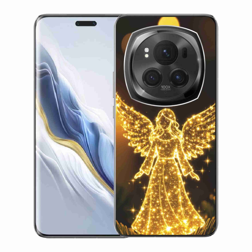 Zselés borítás mmCase a Honor Magic 6 Pro 5G számára - angyal