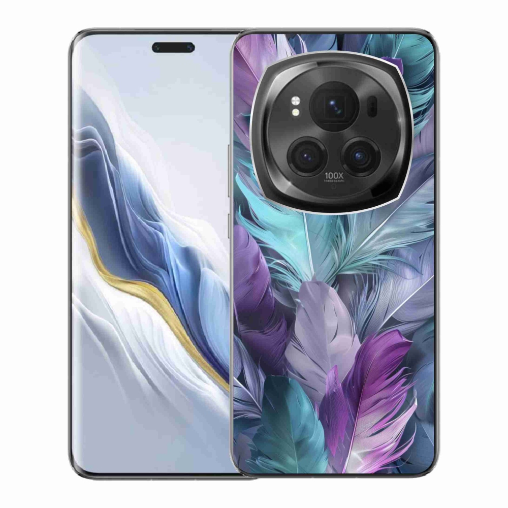 Zselés borítás mmCase a Honor Magic 6 Pro 5G készülékhez - színes toll 2