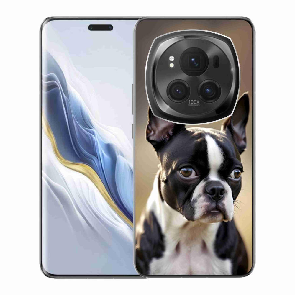 mmCase gél tok az Honor Magic 6 Pro 5G-hez – bostoni terrier
