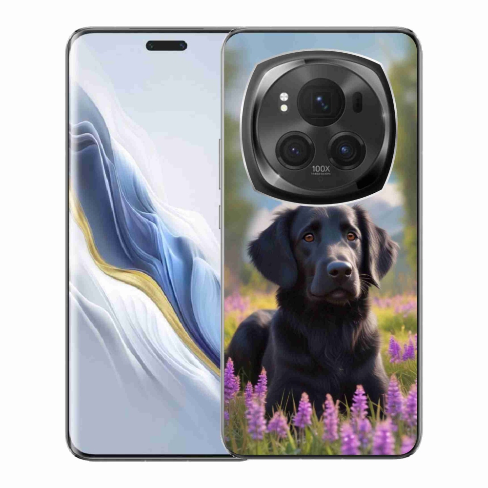 mmCase gél tok az Honor Magic 6 Pro 5G-hez – elegáns fekete retriever