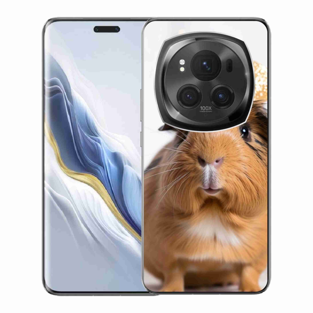 Zselés borítás mmCase a Honor Magic 6 Pro 5G készülékhez - barna tengerimalac