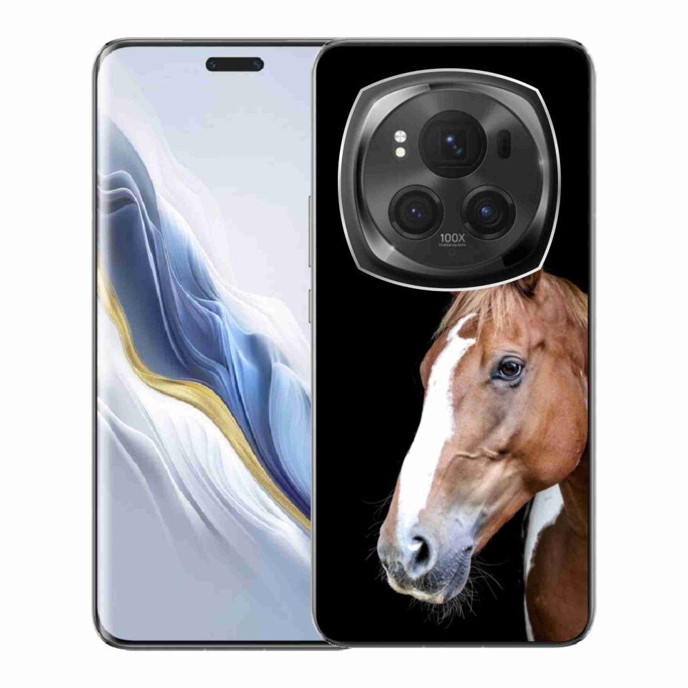 Zselés borítás mmCase a Honor Magic 6 Pro 5G készülékhez - barna ló 3