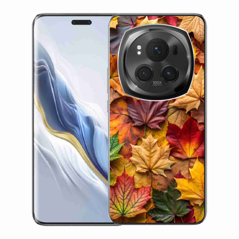 Zselés borítás mmCase a Honor Magic 6 Pro 5G készülékhez - juharlevelek 2