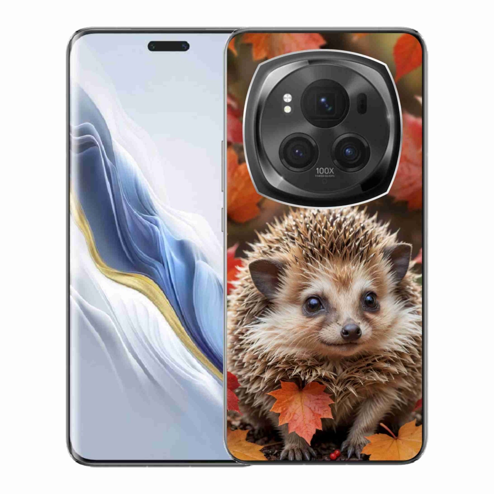 mmCase gél tok az Honor Magic 6 Pro 5G-hez – sün a levelek között