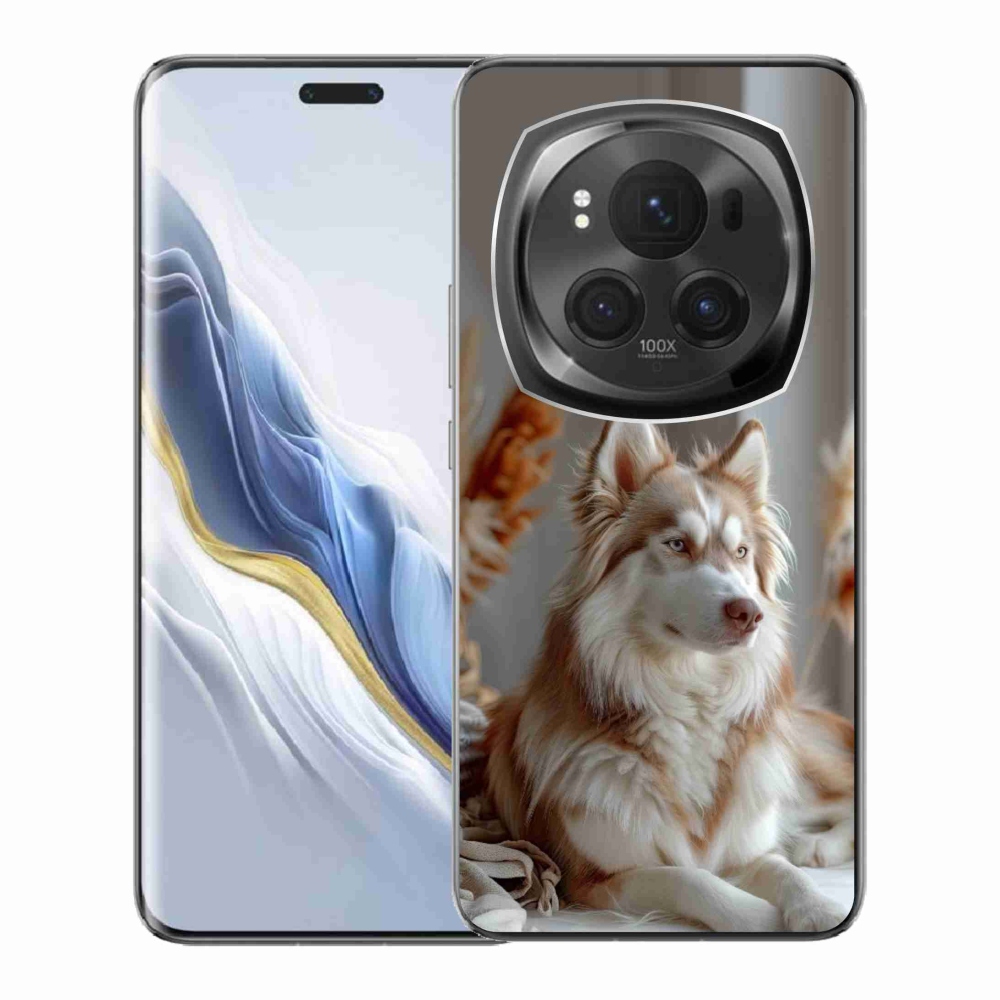 mmCase gél tok az Honor Magic 6 Pro 5G-hez – nyugodt szibériai husky