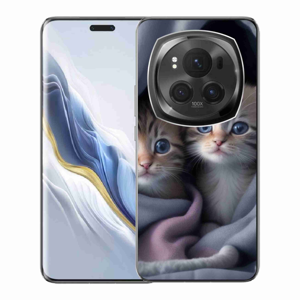 Zselés borítás mmCase a Honor Magic 6 Pro 5G készülékhez - cat duo 2