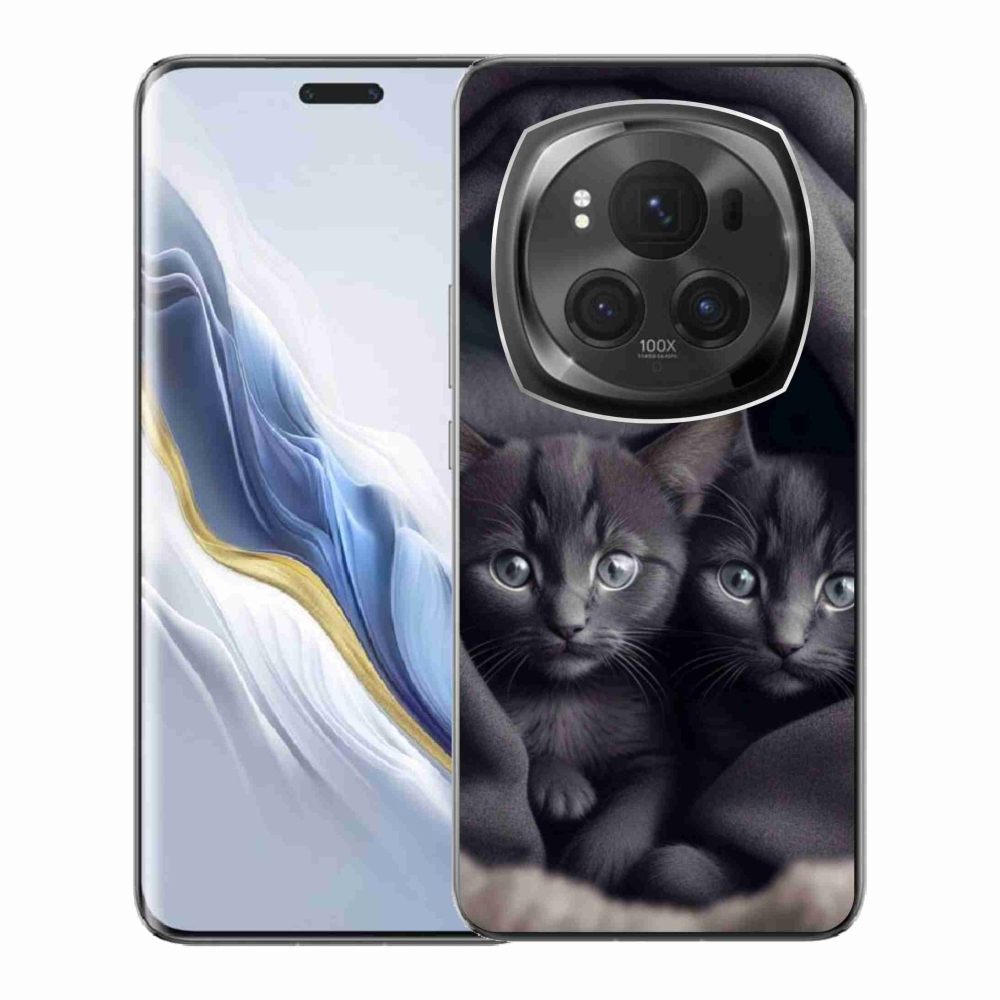 Zselés borítás mmCase a Honor Magic 6 Pro 5G készülékhez - cat duo