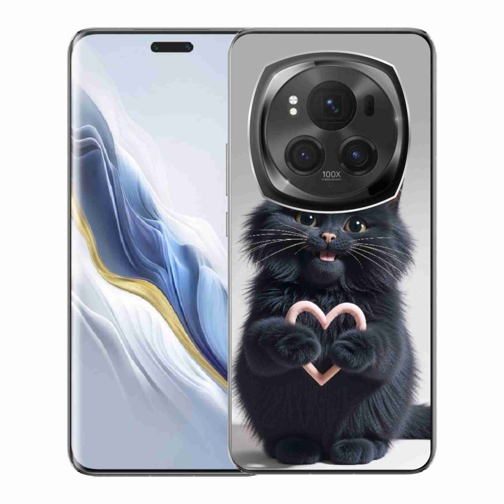 mmCase gél tok az Honor Magic 6 Pro 5G-hez – macskás szerelem 3