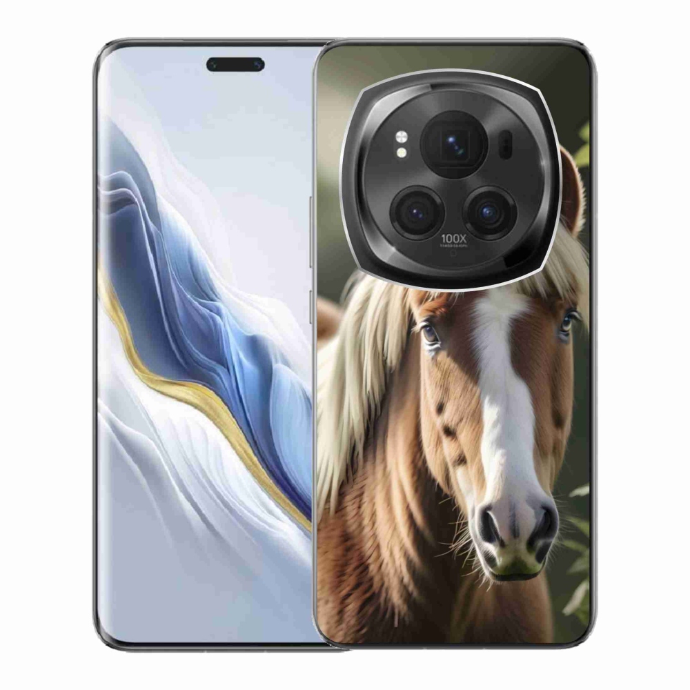 mmCase gél tok az Honor Magic 6 Pro 5G-hez – világos sörényű ló