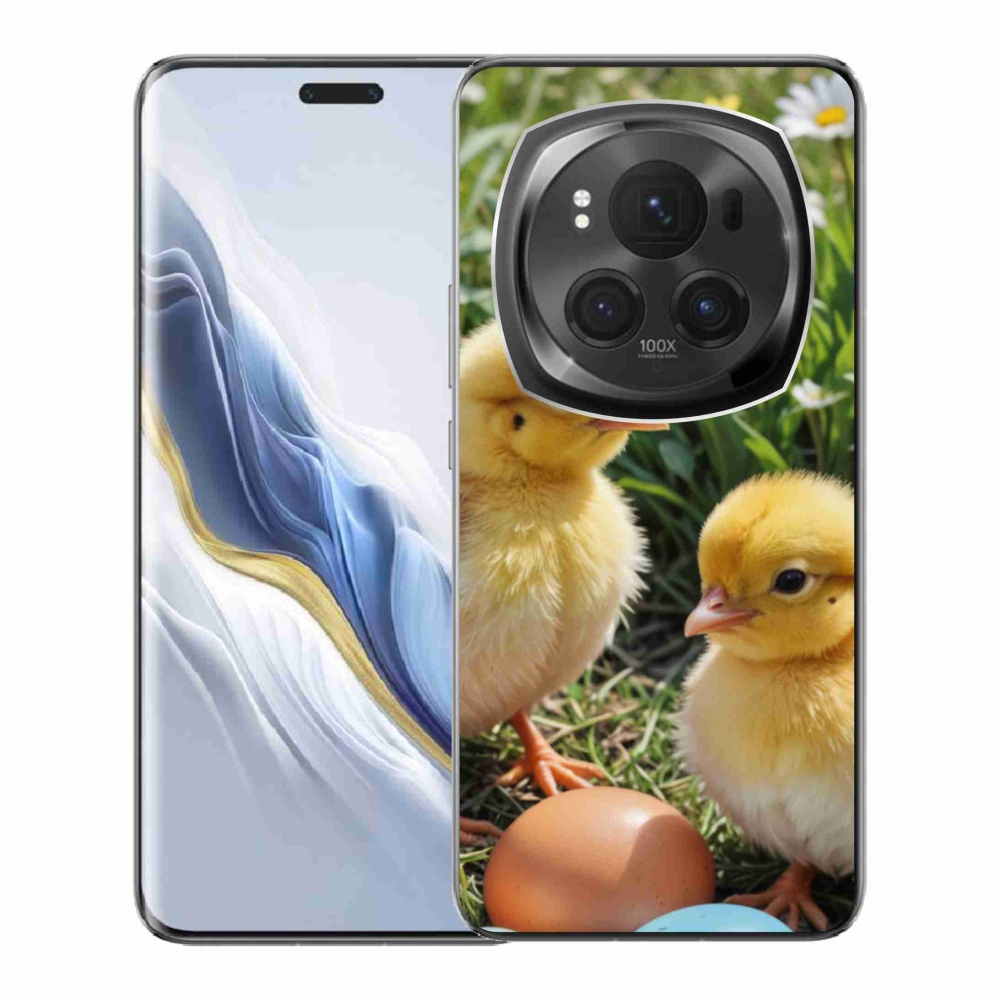Gél borítás mmCase a Honor Magic 6 Pro 5G készülékhez - csirkék