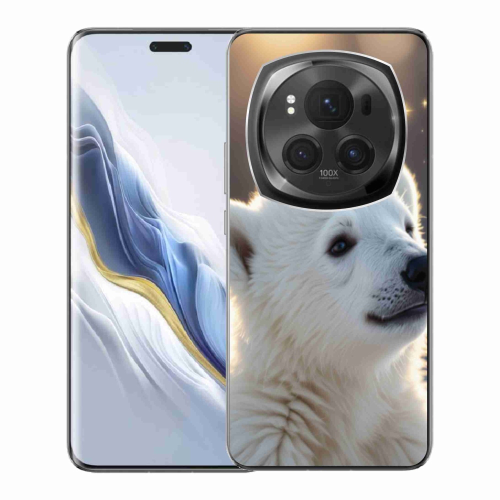 Zselés borítás mmCase a Honor Magic 6 Pro 5G készülékhez - jegesmedve