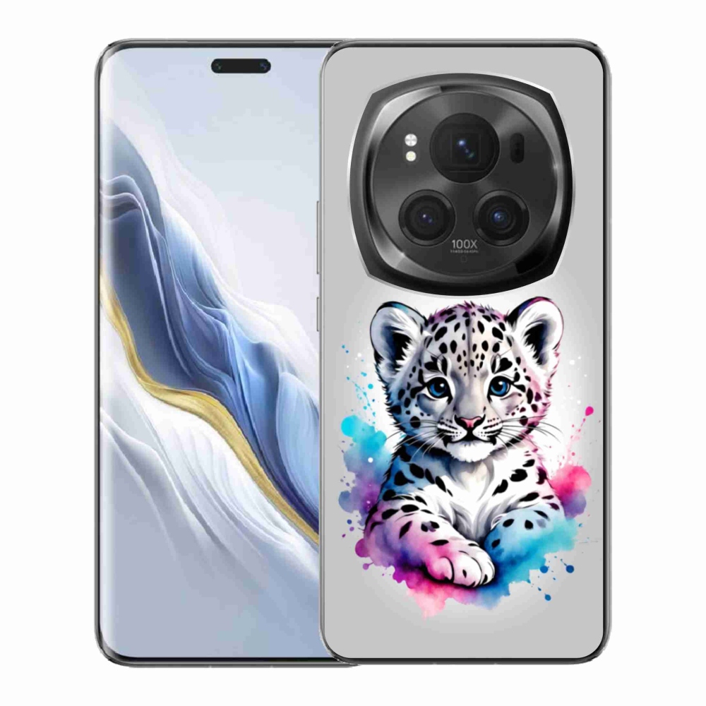 Zselés borítás mmCase a Honor Magic 6 Pro 5G készülékhez - leopárd kölyök