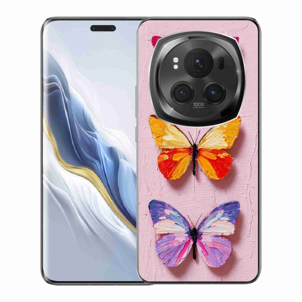 Gél borítás mmCase a Honor Magic 6 Pro 5G számára - pillangó szentháromság