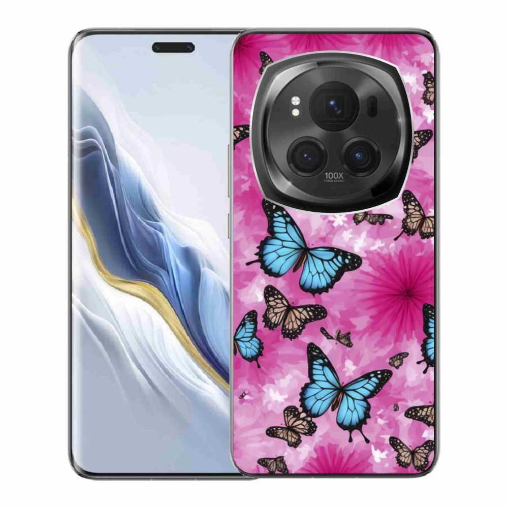 Gél borítás mmCase a Honor Magic 6 Pro 5G készülékhez - pillangókert