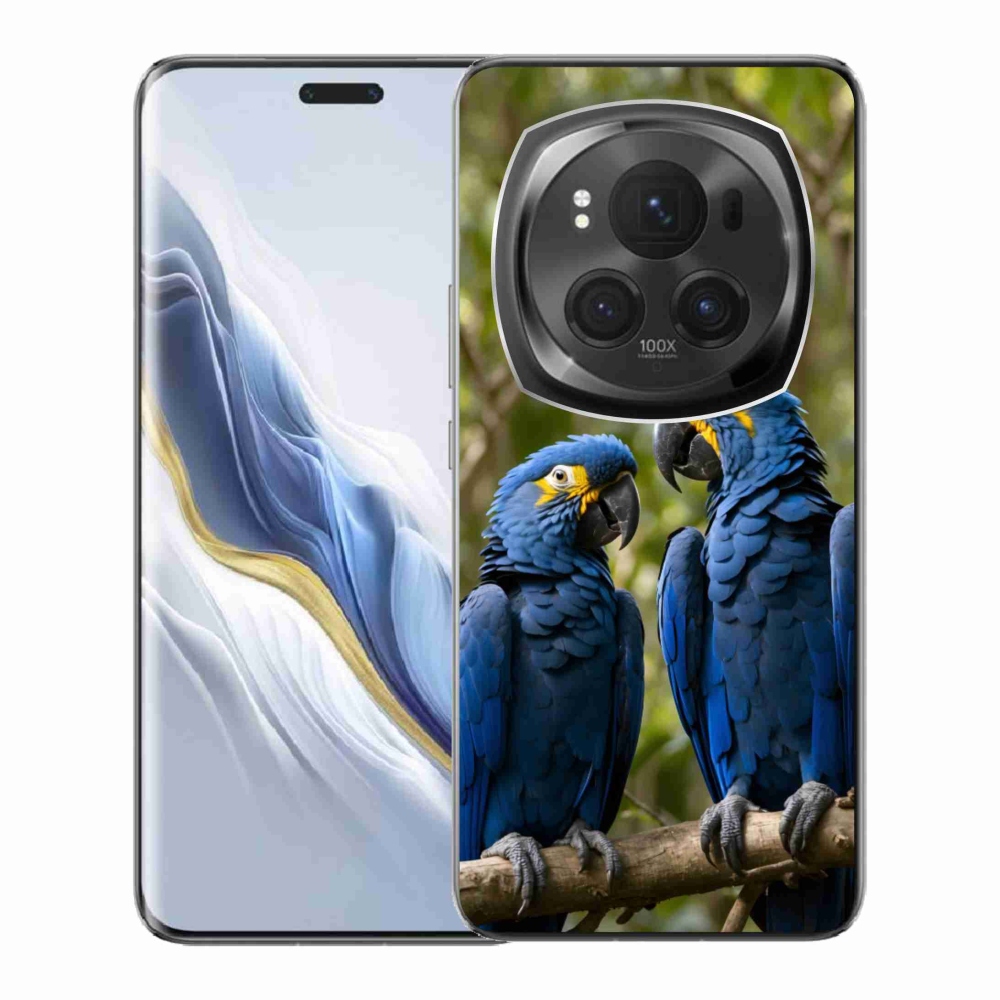 mmCase gél tok az Honor Magic 6 Pro 5G-hez – papagáj-duó