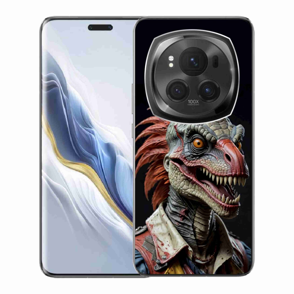 mmCase gél tok az Honor Magic 6 Pro 5G-hez – punk dinoszaurusz