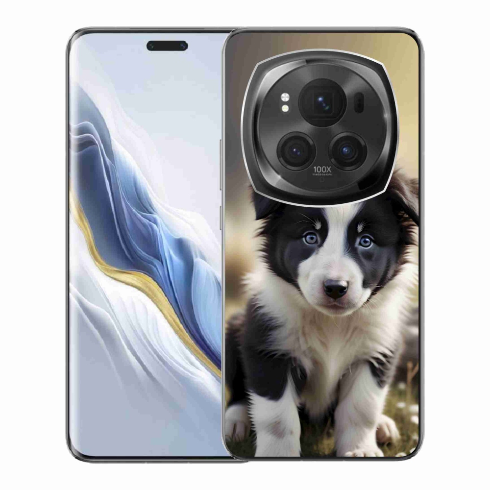 mmCase gél tok az Honor Magic 6 Pro 5G-hez – aranyos border collie