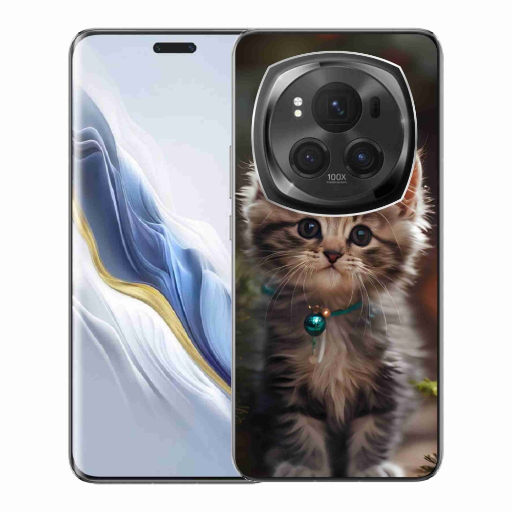 mmCase gél tok az Honor Magic 6 Pro 5G-hez – aranyos cica 11