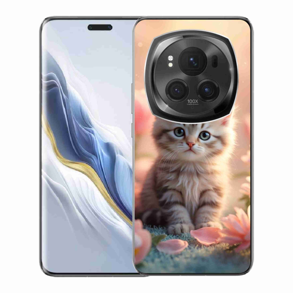 Gél borítás mmCase a Honor Magic 6 Pro 5G számára - aranyos cica 8
