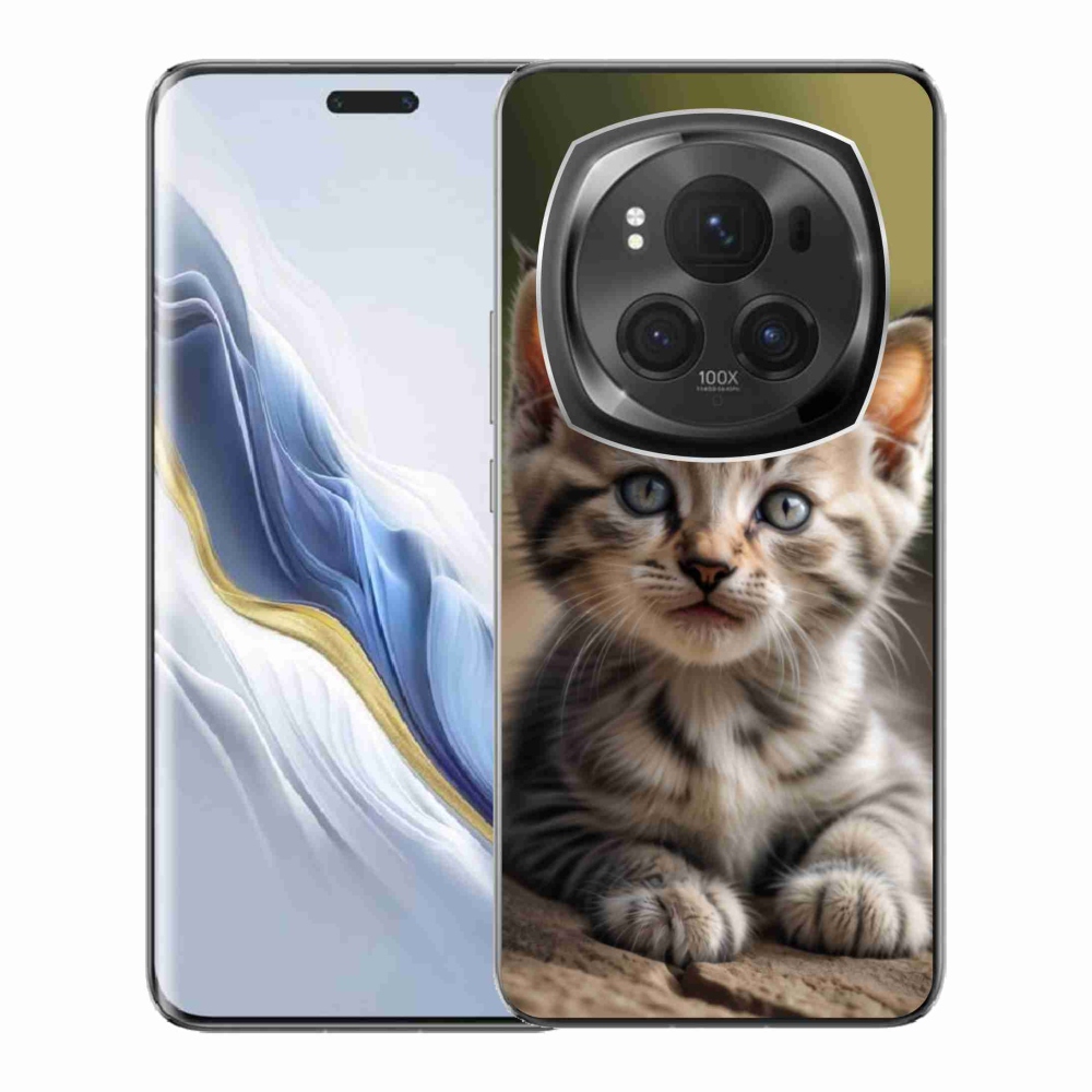 Gél borítás mmCase a Honor Magic 6 Pro 5G számára - aranyos cica 9