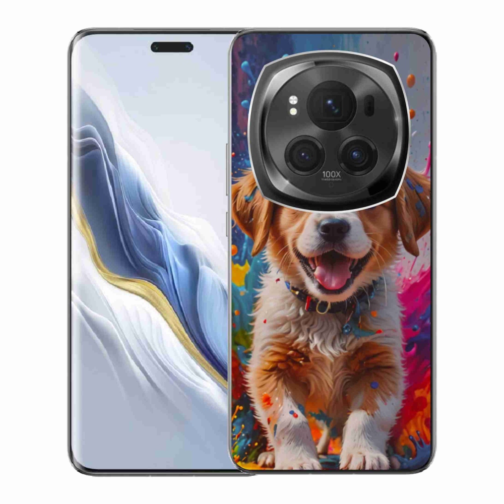 Gél borítás mmCase a Honor Magic 6 Pro 5G számára - aranyos kiskutya 3