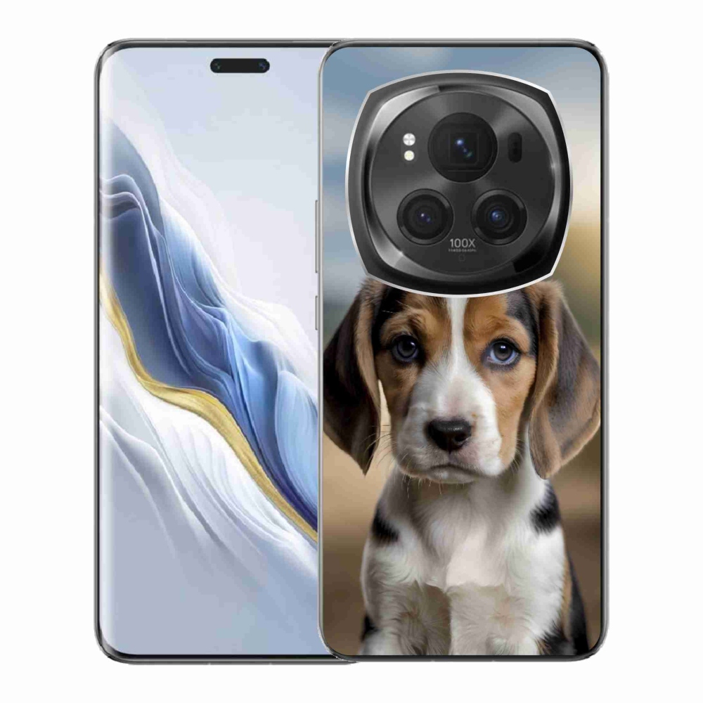 mmCase gél tok az Honor Magic 6 Pro 5G-hez – aranyos beagle